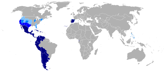 Spanish-speaking countries around the world